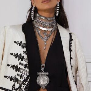 Dylan Lex two piece statement necklace